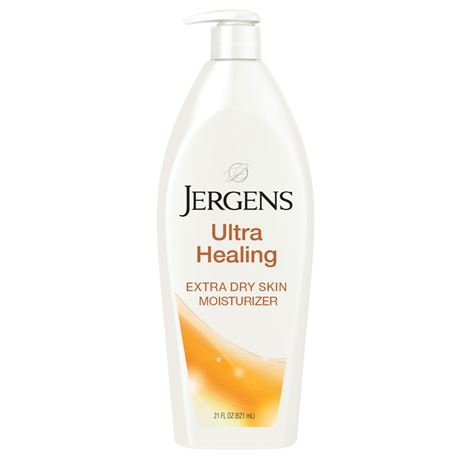 Jergens Ultra Healing Hand and Body Lotion, Dry Skin Moisturizer, Vitamins C,