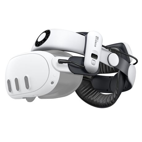 BOBOVR S3 Pro Battery Strap Accessories,Head Air Cooling System and 10000mah