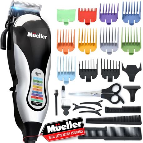 OFFSITE Mueller Ultragroom Professional Hair Clippers for Men with Colored