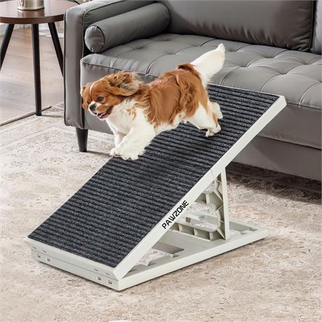 Dog Ramp Bed for Small Medium Pet 2 in 1 Adjustable Folding Collapsible for Cat