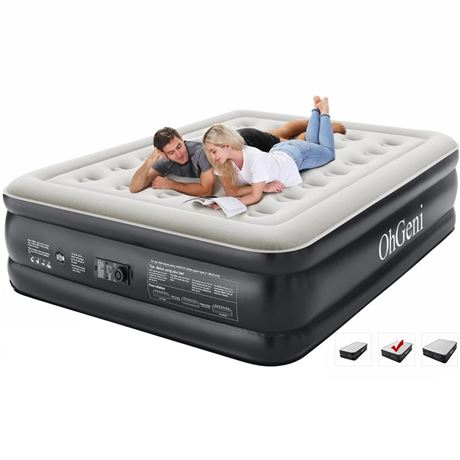 OFFSITE Queen Air Mattress with Built in Pump, Blow Up Colchones Inflables