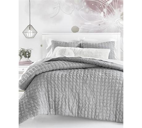 Closeout! Home Design Seersucker 2-Pc. Comforter Set, Twin, Created for Macy's