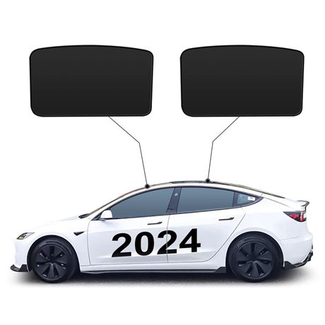 Roof Sunshade for 2024 Tesla Model 3 Sunshade Roof Window Insulation UV Rays