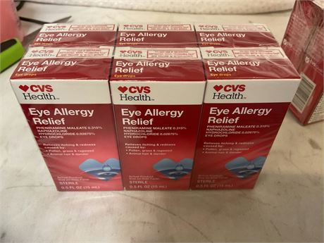 Eye relief allergy cvs/ 6 boxes