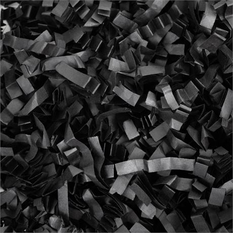 MagicWater Supply - 2 LB - Monster Jumbo Black Crinkle Cut Paper Shred Filler