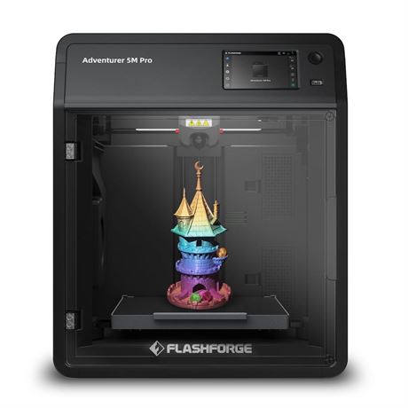 FLASHFORGE Adventurer 5M Pro 3D Printer with 1 Click Auto Printing System,