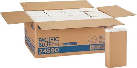 Pacific Blue Basic Multifold Recycled Paper Towel for Starbucks 8in x 9.4 in 16