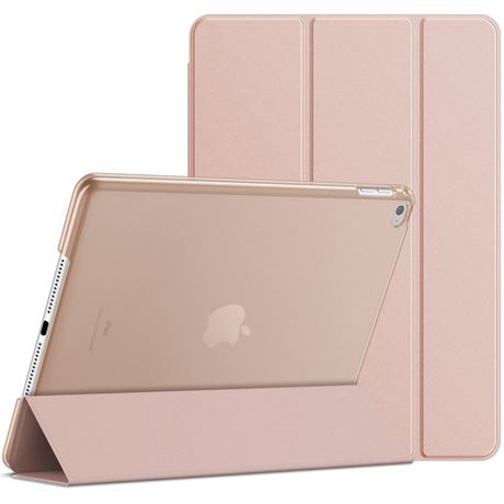 JETech Case for iPad Air 2 (2nd Generation), Smart Cover Auto Wake/Sleep (Gold)