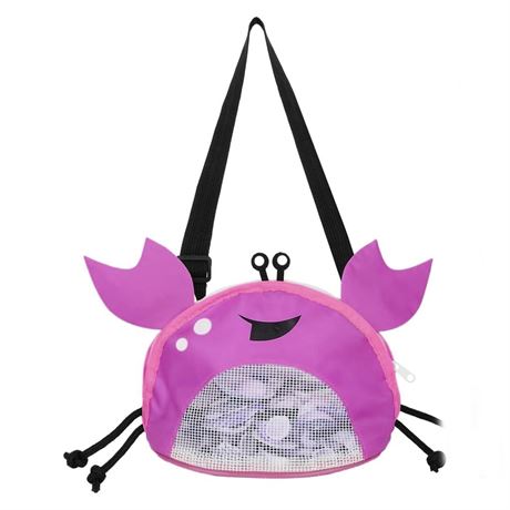 Dsmile Beach Mesh Bag for Kids,1 Large and 1 Standard Children's Shell