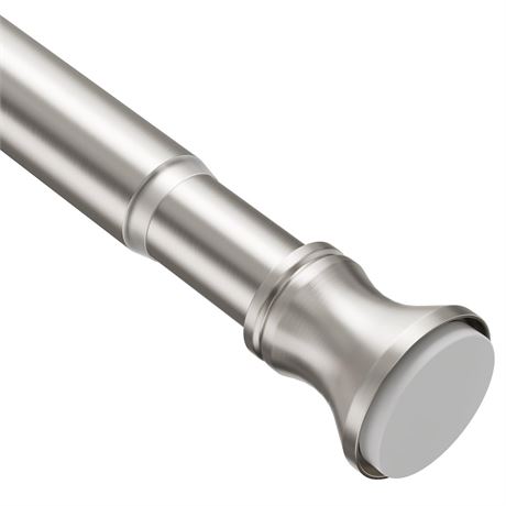 Amazer Spring Tension Shower Curtain Rod, 42-72 Inches Rust-Resistance Bathroom