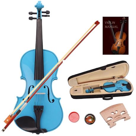 BELANITAS Kids Violin 4/4 Full Size Fiddle Set Acoustic Violin for Kids Adults