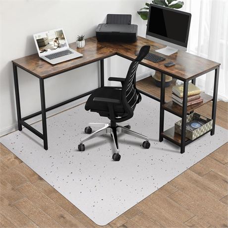 Office Chair Mat, 63"x51" Large Chair Mat for Hard Floor, 1/12" Thickened