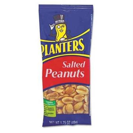 Planters Salted Peanuts, 1.75 Oz, 12/box ( PTN07708 )