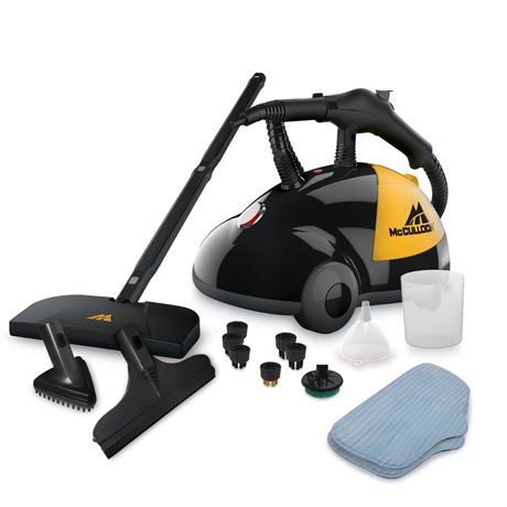 Rebelduck MC1275 Heavy-Duty Steam Cleaner, 45 Minute Runtime, 18 Accessories: