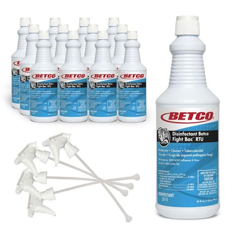 Betco – Fight Bac RTU Disinfectant Spray | Hospital Grade & EPA Registered |