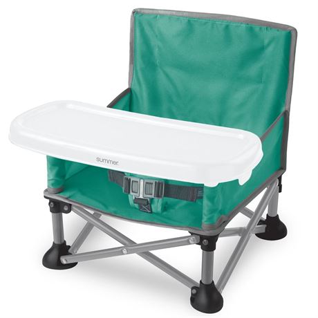 Pop N Sit Portable Booster (Teal and Grey)