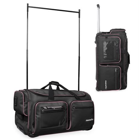 Fanwoli 28" Dance Bag with Garment Rack | Upgraded Stable System & Fabric |