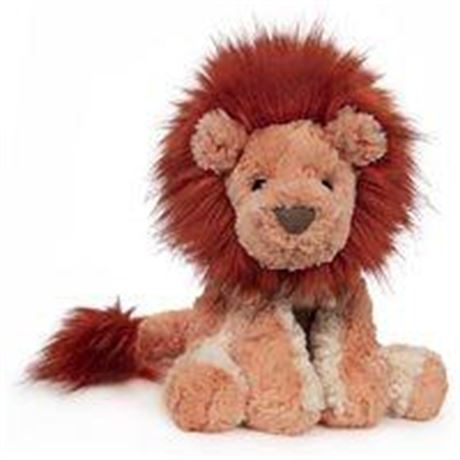 GUND Cozys Collection Lion Plush Stuffed Animal for Ages 1 and up  Orange/Red