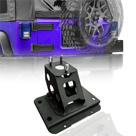 Adjustable Spare Tire Lift Compatible with 2007-2018 Jeep Wrangler JK JKU