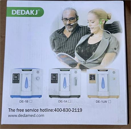 DEDAKJ 1-7 Liter Home Oxygen Concentrator ddt 1a 1b Oxygen Generator Portable