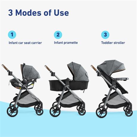Modes™ Trio Travel System stroller & baby carrier