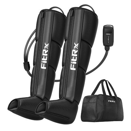 FitRx Recover Max Pro Full Leg Compression Massager, Air Compression Leg