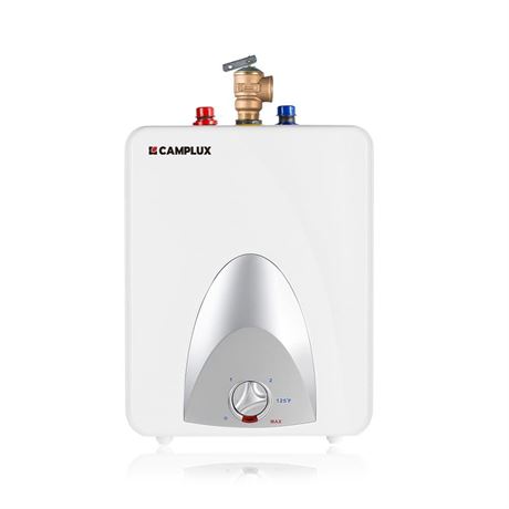 CAMPLUX Electric Mini Tank Water Heater 2.5 Gallons (ME25), Eliminate Time for