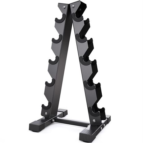 Dumbbell Rack Stand Only, Weight Racks for Dumbbells Compact A-Frame Home Gym
