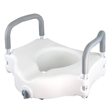 ProBasics BSRTSLA Raised Toilet Seat Lockaing with Arms