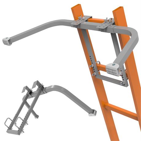 Ladder Stabilizer for Gutter Cleaning Tools and Wall,Heavy Duty Roof Ladder