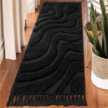 Boho Runner Rug 2’x6’ Washable Rug Runners for Hallways Entryway Kitchen