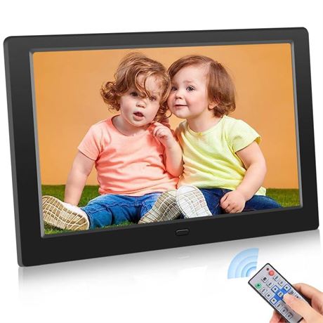 10.1 inch Digital Photo Frame with Remote Control, Electronic Picture Frame