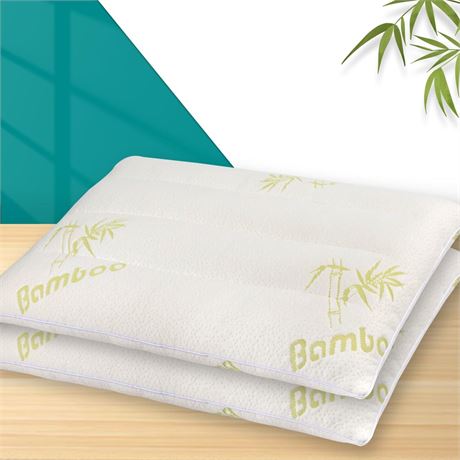 2 Packs Pillows, Pillows for Sleeping Standard Size -18x26 in - Rayon Derived