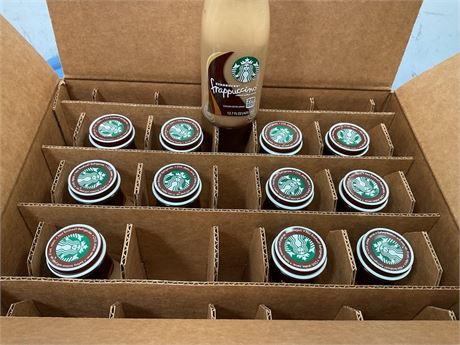 Starbucks Frappuccino Coffee Drink, Mocha, 13.7 fl oz Bottles (12 Pack)
