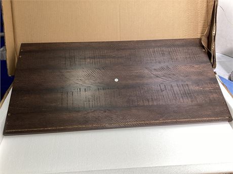 replacement top Shelf Bookcase panel in a dark oak 31x15-3/4