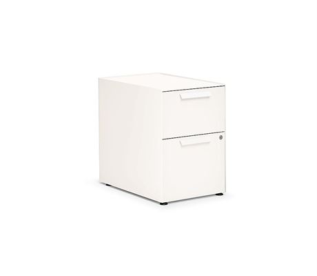 Allsteel Radii 2-Drawer Mobile Vertical File Cabinet, Letter/Legal Size,