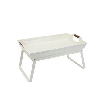 Better Homes & Gardens- White Rectangle Galvanized Steel Bed Serving Tray  18.7