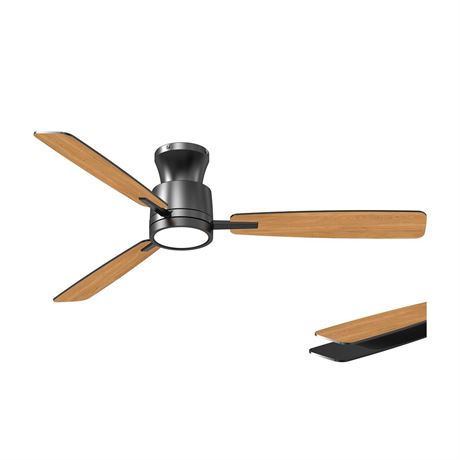 Ceiling Fans with Lights,52 Inch,Quiet Reversible Motor,Easy to Install,6