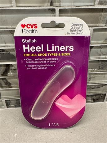 Cvs Health Stylish Heel Liners for All Shoes and Sizes