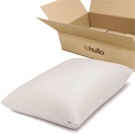 Hullo Buckwheat Pillow Standard Size 20"×26" • Organic, Cooling, Firm Pillow