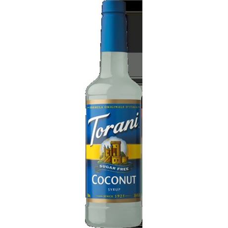 Torani Sugar Free Coconut Flavoring Syrup  Drink Mix  Handcrafted Soda