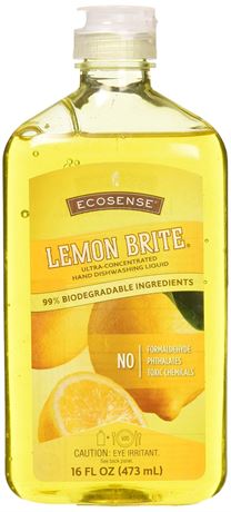 Melaleuca EcoSense Lemon Brite Dishwashing Liquid 16oz - Lemon Scented