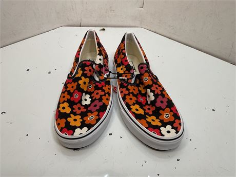 Vans Mens 11 Shoes Classic Slip On Floral Low Flower Sneaker Low Skateboard