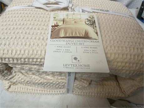 Cloud Waffle Duvet Set - Levtex Home