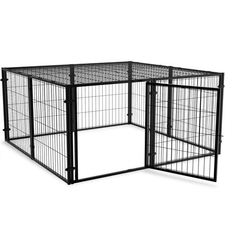 Dog Playpen, Extra Large Dog Crate, 48"x48"x24", Heavy Duty Dog Cage, Dog