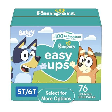 Pampers Easy Ups Training Underwear Boys 5T/6T