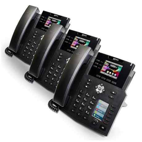 XBLUE Cloud Phone System Bundle with (3) IP Phones & (6) Months of XBLUE Cloud