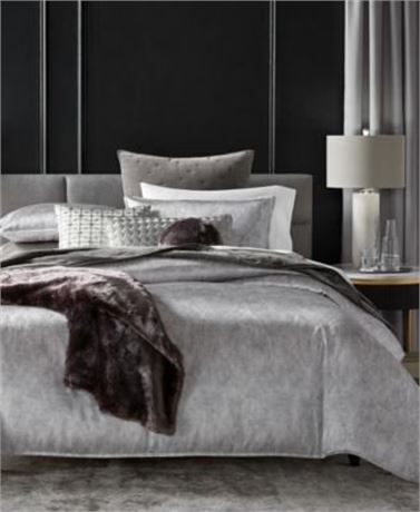 Hotel Collection Linear Ogee 3-Pc. Duvet Cover Set, Full/Queen, Exclusively at