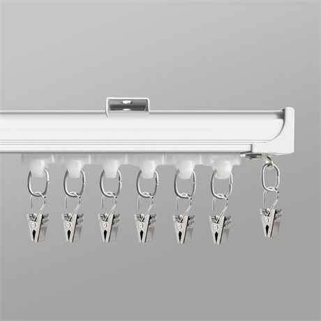 Ceiling Curtain Track Ceiling Mount Curtain Rail Ceiling Track for Curtains