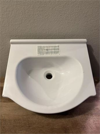 American Standard Tropic Round Widespread Pedestal Sink Basin 14” Bowl White